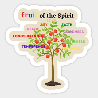 fruit of the Spirit Sticker